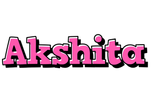 Akshita girlish logo