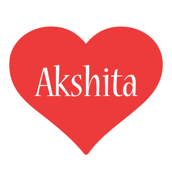 Akshita love logo