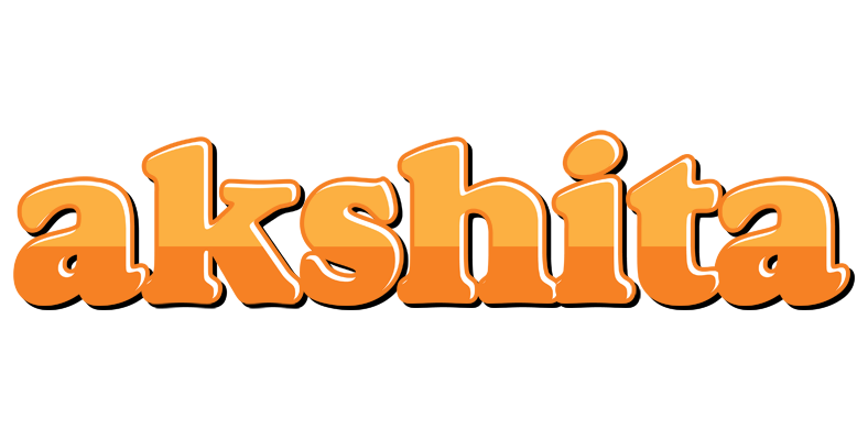 Akshita orange logo