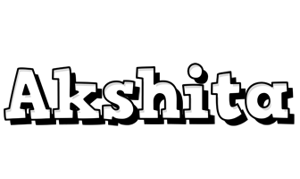 Akshita snowing logo