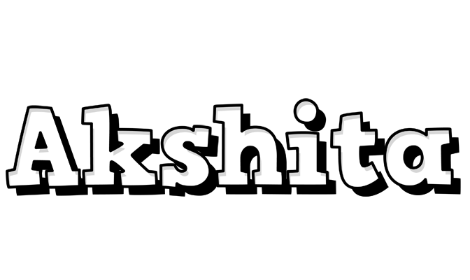 Akshita snowing logo