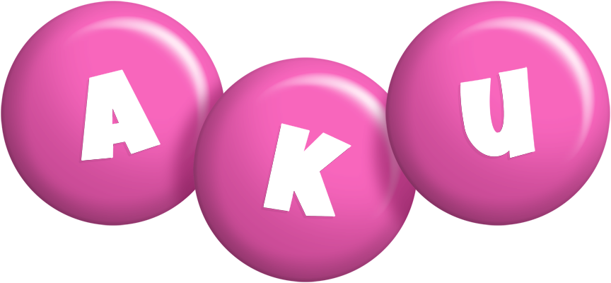 Aku candy-pink logo