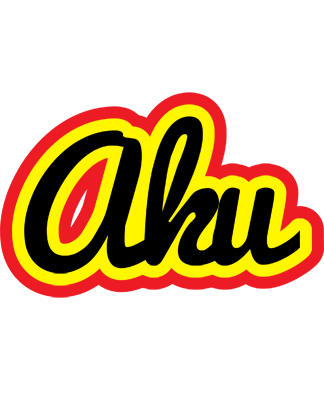 Aku flaming logo
