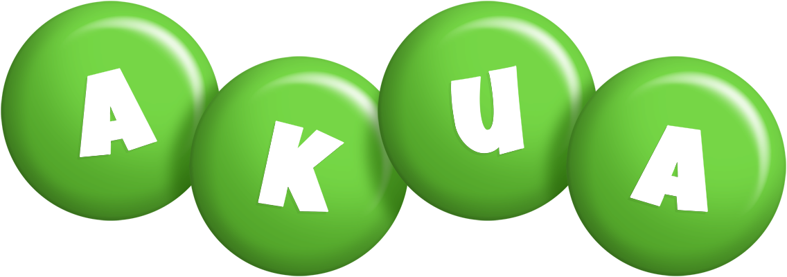 Akua candy-green logo