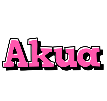 Akua girlish logo