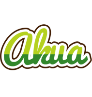 Akua golfing logo