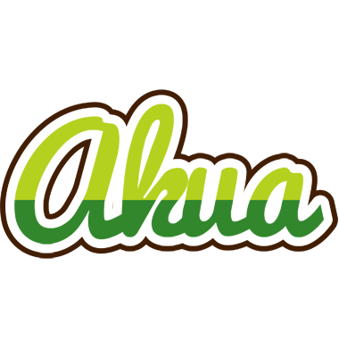 Akua golfing logo