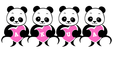 Akua love-panda logo