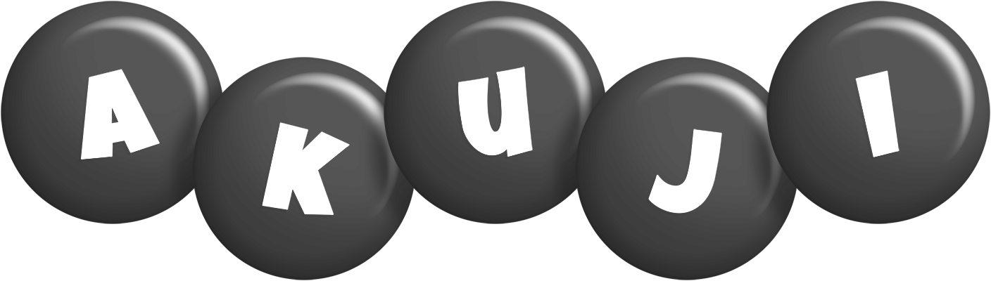 Akuji candy-black logo