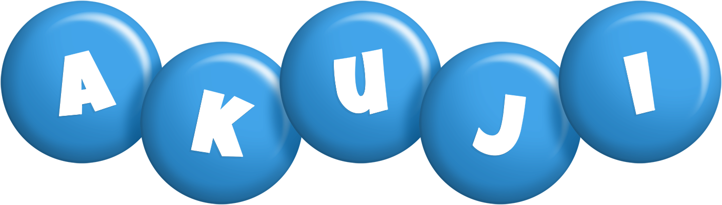 Akuji candy-blue logo