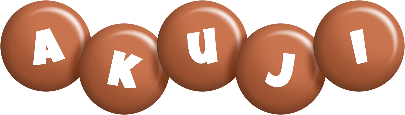 Akuji candy-brown logo