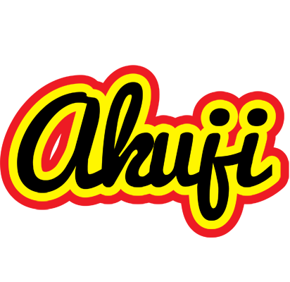Akuji flaming logo