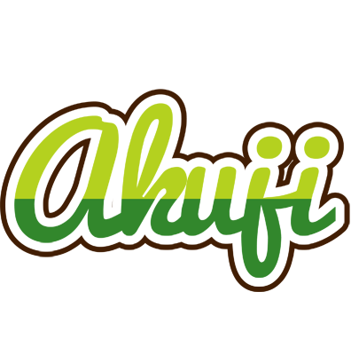 Akuji golfing logo