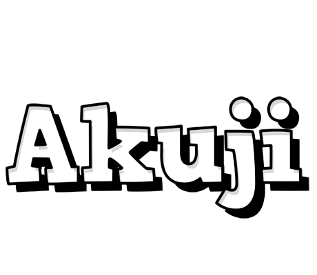 Akuji snowing logo