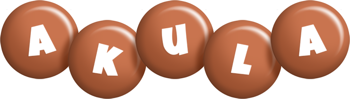 Akula candy-brown logo