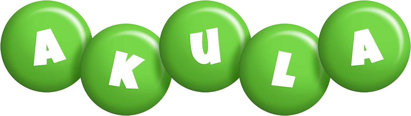 Akula candy-green logo