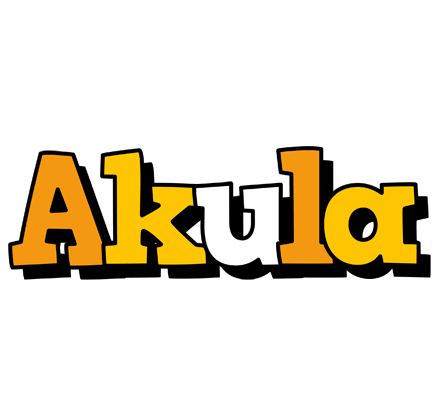 Akula cartoon logo