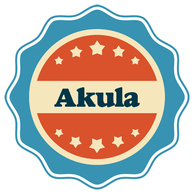 Akula labels logo