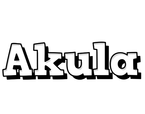 Akula snowing logo