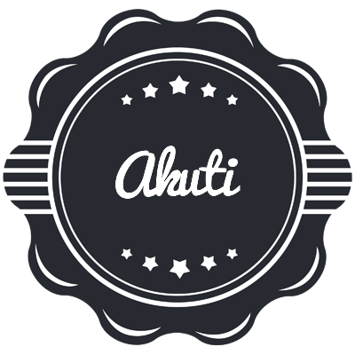 Akuti badge logo