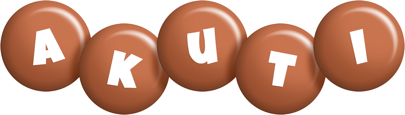 Akuti candy-brown logo