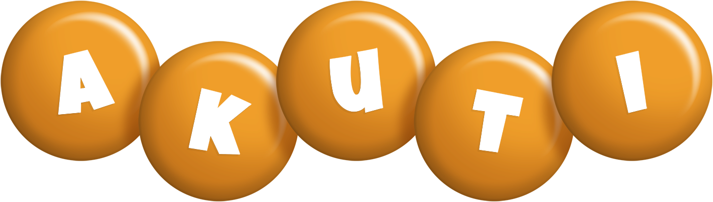 Akuti candy-orange logo