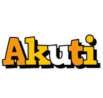 Akuti cartoon logo