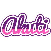 Akuti cheerful logo