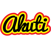 Akuti flaming logo