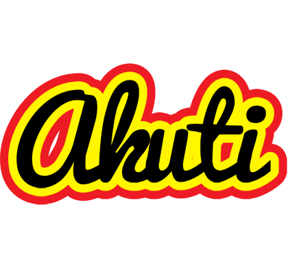 Akuti flaming logo
