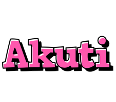 Akuti girlish logo