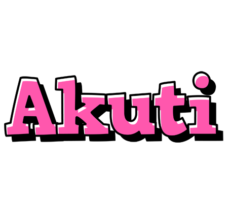 Akuti girlish logo