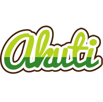 Akuti golfing logo