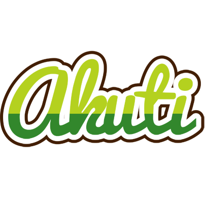 Akuti golfing logo