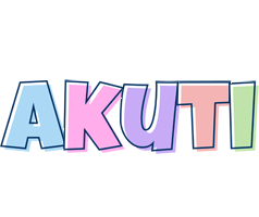 Akuti pastel logo