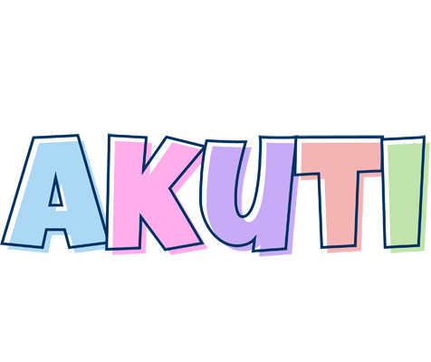 Akuti pastel logo