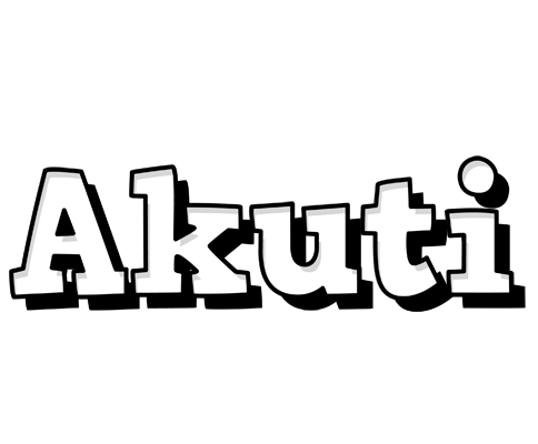 Akuti snowing logo
