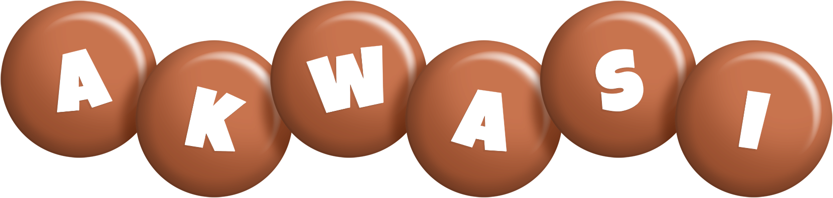 Akwasi candy-brown logo