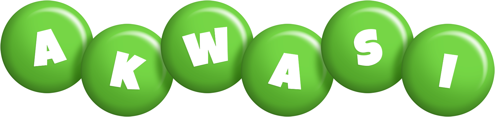 Akwasi candy-green logo