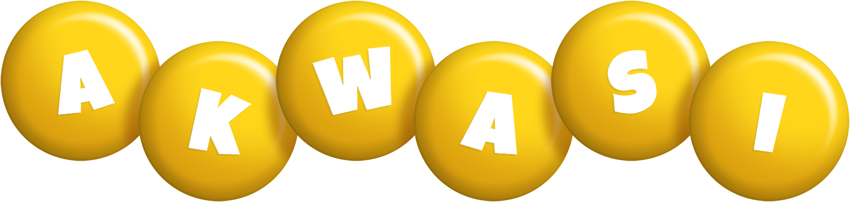 Akwasi candy-yellow logo