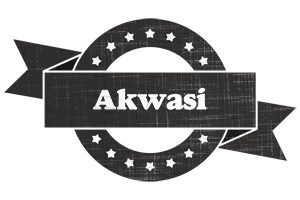 Akwasi grunge logo