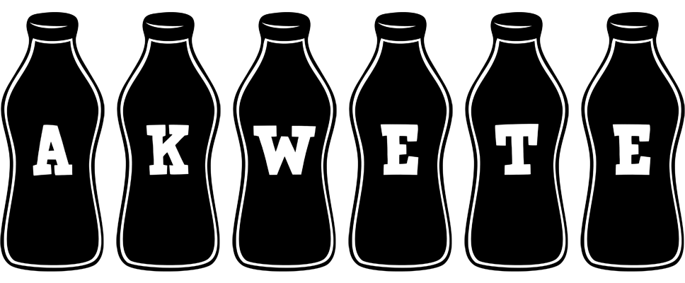 Akwete bottle logo