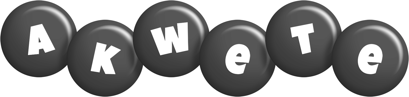 Akwete candy-black logo