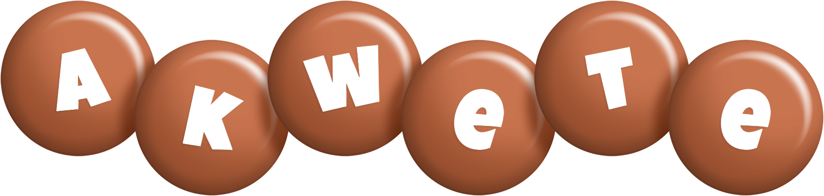 Akwete candy-brown logo