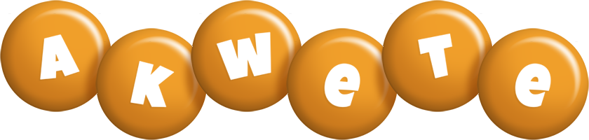 Akwete candy-orange logo