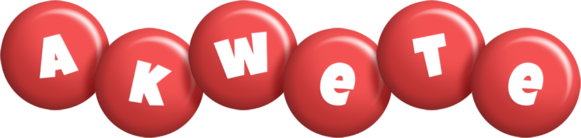 Akwete candy-red logo