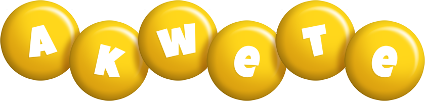 Akwete candy-yellow logo