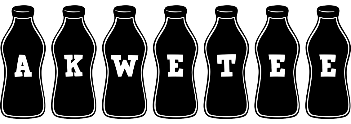 Akwetee bottle logo
