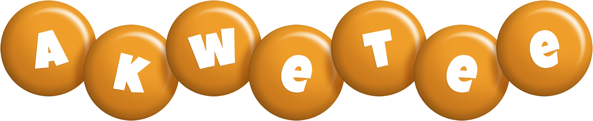 Akwetee candy-orange logo
