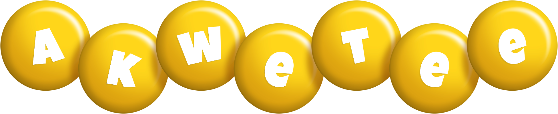 Akwetee candy-yellow logo